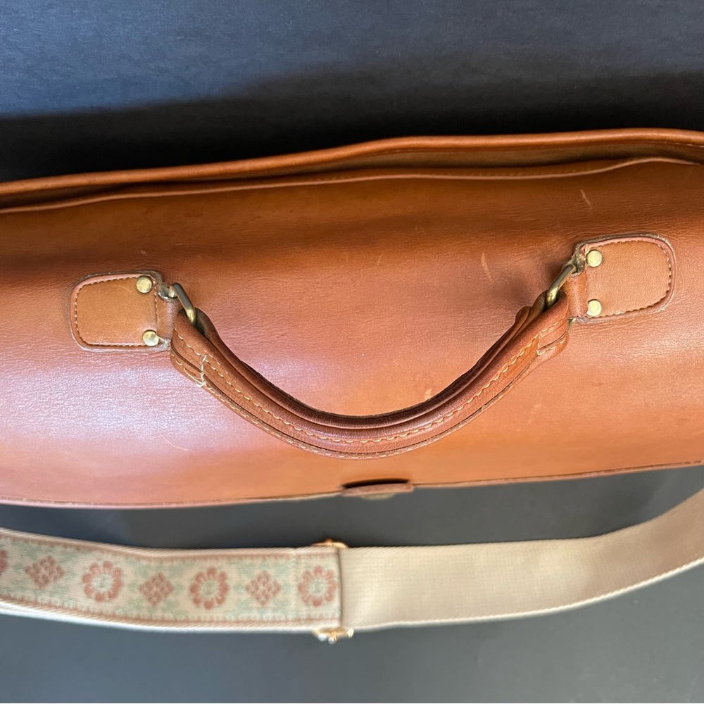Coach Vintage Morgan Briefcase British Tan Touch-lock Clos… - Picture 2 of 16